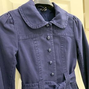 H&M Cotten Twill Navy Jacket